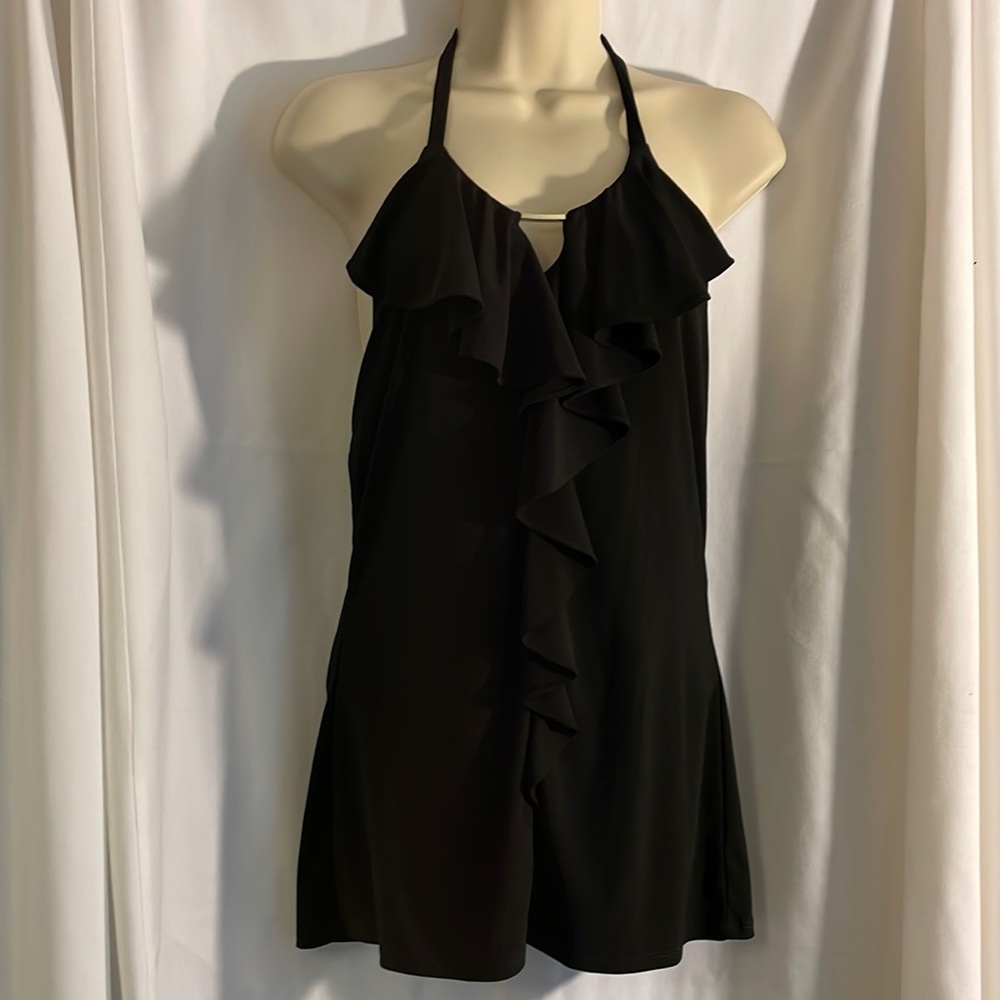 Beautiful Black Halter Top, Size XS from White House Black Market
